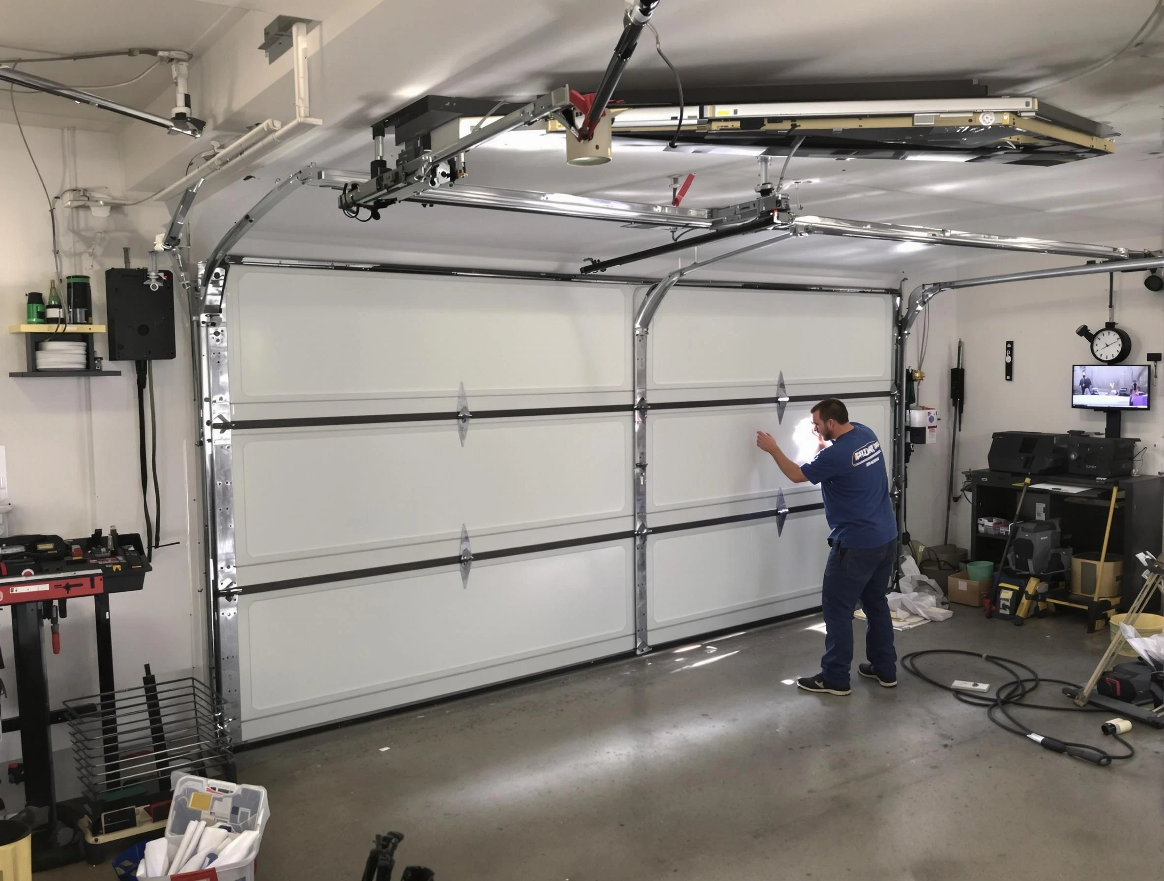 Professional garage door repair service by Moore Garage Door Repair in Moore